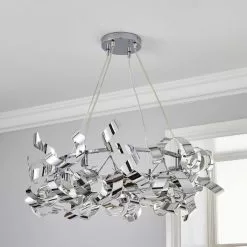 Dunelm Iris Hoop 4 Light Ceiling Fitting 9 Dunelm Iris Hoop 4 Light Ceiling Fitting -all lighting Sales Store 30755737 alt01