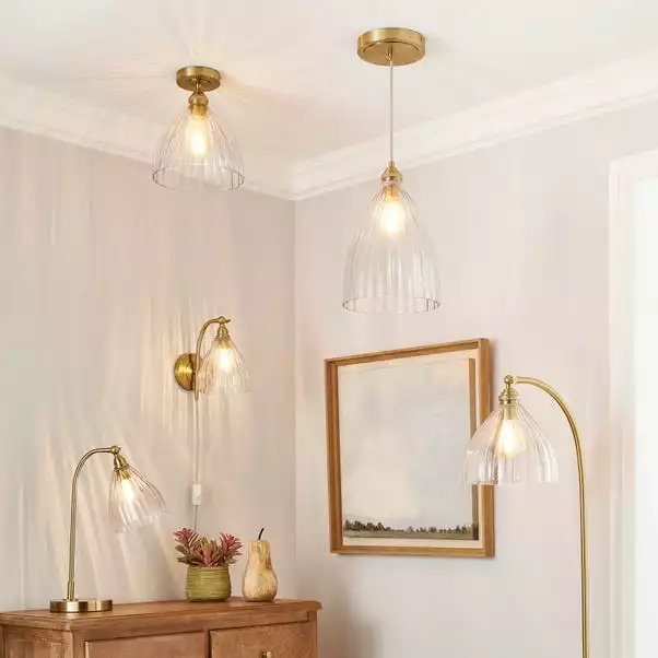 Churchgate Allexton Fluted Glass Wall Light 8 Churchgate Allexton Fluted Glass Wall Light - Image 6