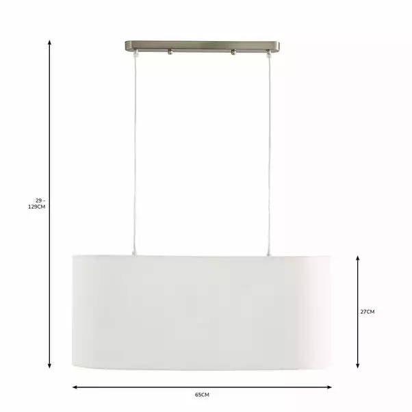 Dunelm Sara 2 Light Diner Fitting 8 Dunelm Sara 2 Light Diner Fitting - Image 6