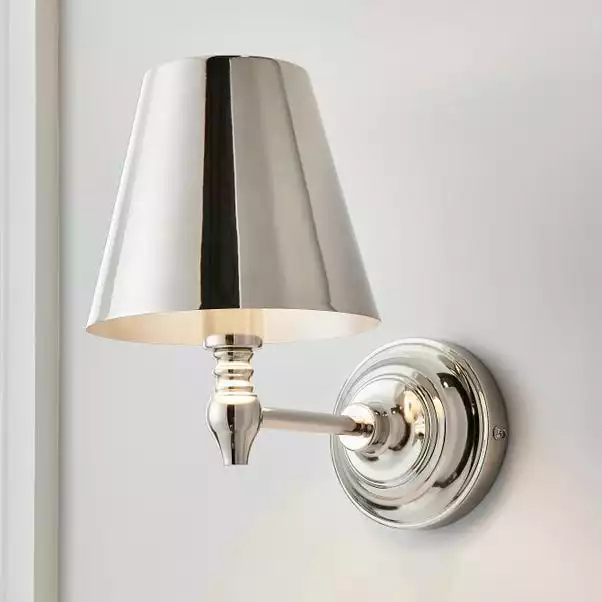 Dorma Bedford Polished Nickel Wall Light 2 Dorma Bedford Polished Nickel Wall Light