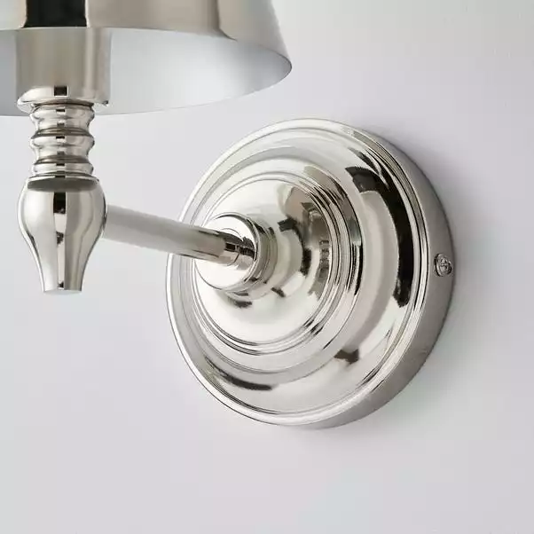 Dorma Bedford Polished Nickel Wall Light 5 Dorma Bedford Polished Nickel Wall Light - Image 4