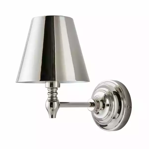Dorma Bedford Polished Nickel Wall Light 6 Dorma Bedford Polished Nickel Wall Light - Image 5