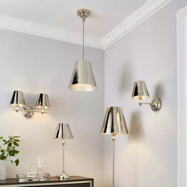 Dorma Bedford Polished Nickel Wall Light 7 Dorma Bedford Polished Nickel Wall Light - Image 6