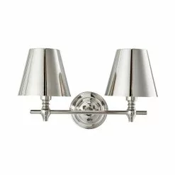 Dorma Bedford Polished Nickel 2 Light Wall Light -all lighting Sales Store 30755751 alt05