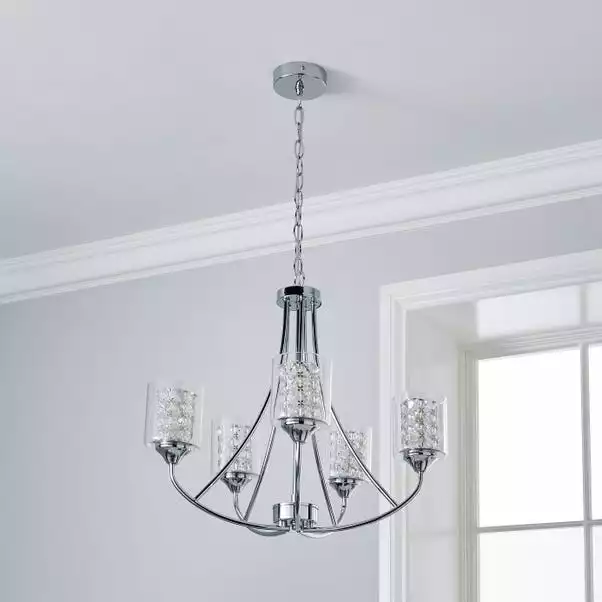 Dunelm Frankie 5 Light Ceiling Fitting 4 Dunelm Frankie 5 Light Ceiling Fitting - Image 2