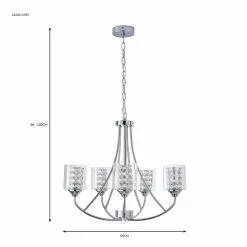 Dunelm Frankie 5 Light Ceiling Fitting 13 Dunelm Frankie 5 Light Ceiling Fitting -all lighting Sales Store 30755753 alt07
