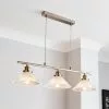 Dunelm Logan Glass 3 Light Nickel Diner Ceiling Fitting 1 Dunelm Logan Glass 3 Light Nickel Diner Ceiling Fitting -all lighting Sales Store 30755757