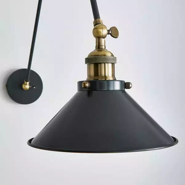 Dunelm Logan Grey Arm Ceiling And Wall Light 5 Dunelm Logan Grey Arm Ceiling And Wall Light - Image 3