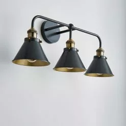 Dunelm Logan Grey 3 Light Wall Light 9 Dunelm Logan Grey 3 Light Wall Light -all lighting Sales Store 30755760 alt01