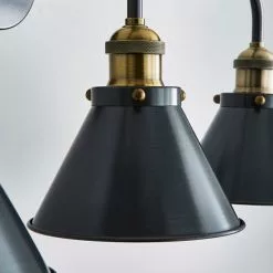 Dunelm Logan Grey 3 Light Wall Light 10 Dunelm Logan Grey 3 Light Wall Light -all lighting Sales Store 30755760 alt02