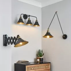 Dunelm Logan Grey 3 Light Wall Light 13 Dunelm Logan Grey 3 Light Wall Light -all lighting Sales Store 30755760 alt06