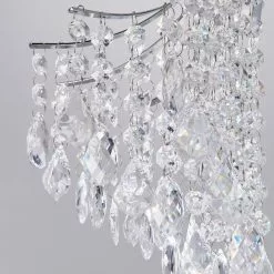 Dunelm Sheridan 1 Light Chrome Ceiling Fitting -all lighting Sales Store 30755763 alt02