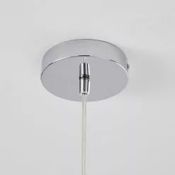 Dunelm Sheridan 1 Light Chrome Ceiling Fitting -all lighting Sales Store 30755763 alt03