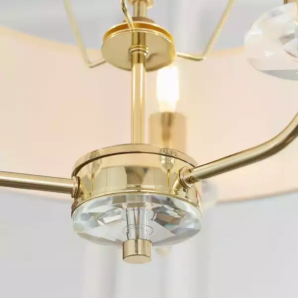 Vogue Lighting Vogue Katarina 3 Light Ceiling Fitting 7 Vogue Lighting Vogue Katarina 3 Light Ceiling Fitting - Image 5