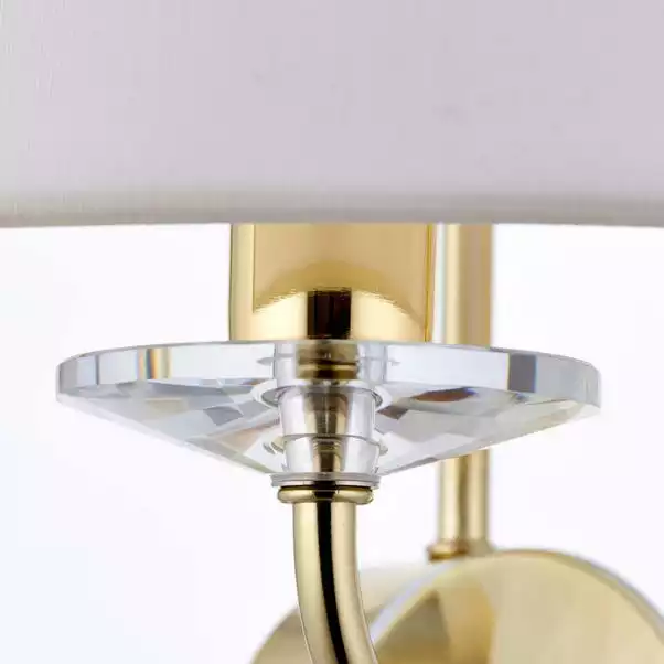Vogue Lighting Vogue Katarina Crystal 2 Light Wall Light 5 Vogue Lighting Vogue Katarina Crystal 2 Light Wall Light - Image 3