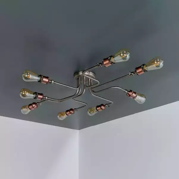 Vogue Lighting Vogue Eastville 8 Light Semi Flush Ceiling Fitting 4 Vogue Lighting Vogue Eastville 8 Light Semi Flush Ceiling Fitting - Image 2