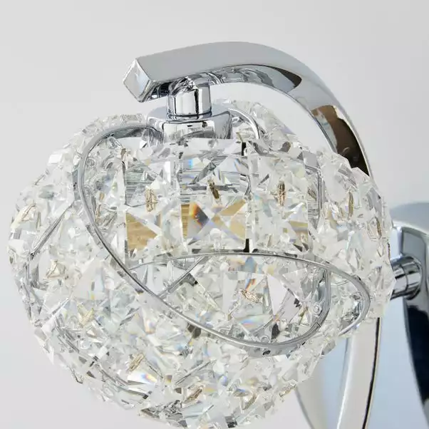 Dunelm Cecilie Glass Wall Light Twin Pack 6 Dunelm Cecilie Glass Wall Light Twin Pack - Image 4