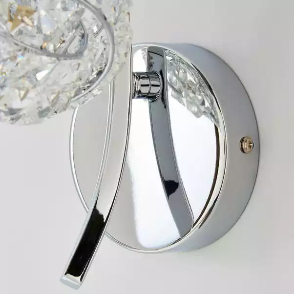 Dunelm Cecilie Glass Wall Light Twin Pack 7 Dunelm Cecilie Glass Wall Light Twin Pack - Image 5