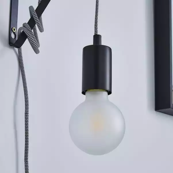 Dunelm Bradford Plug In Flex Set Twin Pack Matt Black 6 Dunelm Bradford Plug In Flex Set Twin Pack Matt Black - Image 4