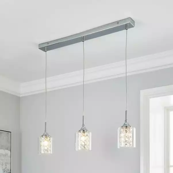 Dunelm Frankie 3 Light Bar Ceiling Fitting 3 Dunelm Frankie 3 Light Bar Ceiling Fitting