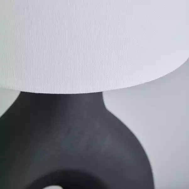 Dunelm Dinah Sculptural Black Table Lamp 6 Dunelm Dinah Sculptural Black Table Lamp - Image 4