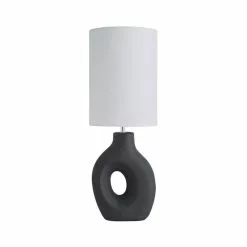 Dunelm Dinah Sculptural Black Table Lamp 11 Dunelm Dinah Sculptural Black Table Lamp -all lighting Sales Store 30763290 alt05