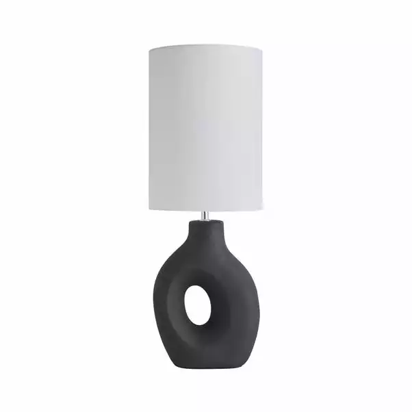 Dunelm Dinah Sculptural Black Table Lamp 7 Dunelm Dinah Sculptural Black Table Lamp - Image 5