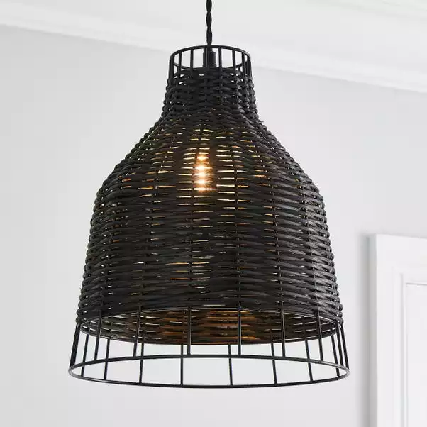 Dunelm Lowa Easy Fit Pendant Black 3 Dunelm Lowa Easy Fit Pendant Black