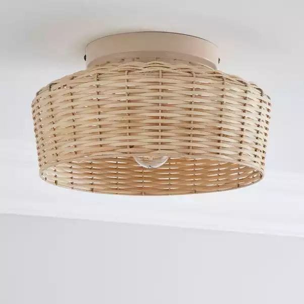 Dunelm Ohio 1 Light Flush Ceiling Fitting 4 Dunelm Ohio 1 Light Flush Ceiling Fitting - Image 2