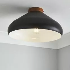 Elements Wolston 1 Light Flush Ceiling Fitting