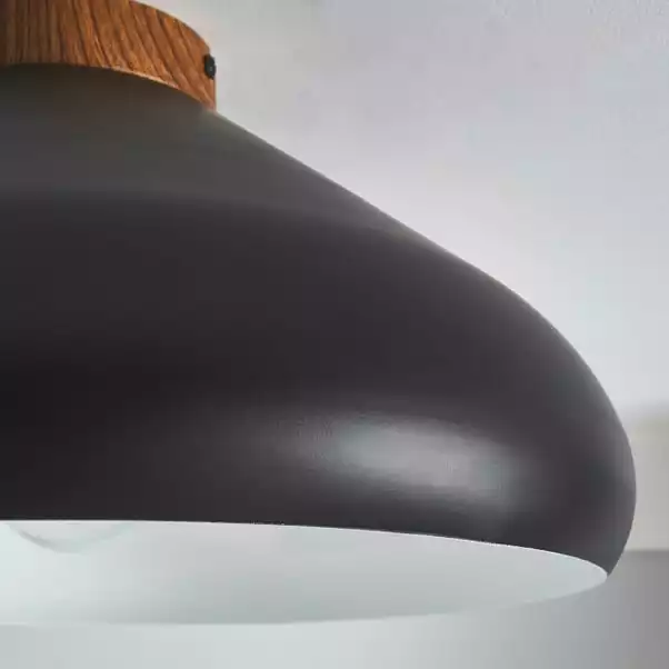 Elements Wolston 1 Light Flush Ceiling Fitting 5 Elements Wolston 1 Light Flush Ceiling Fitting - Image 3