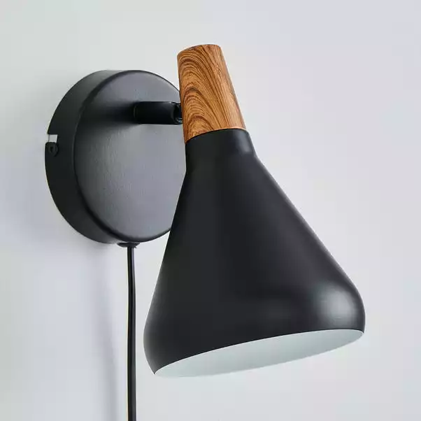 Elements Wolston Plug In Wall Light 4 Elements Wolston Plug In Wall Light - Image 2