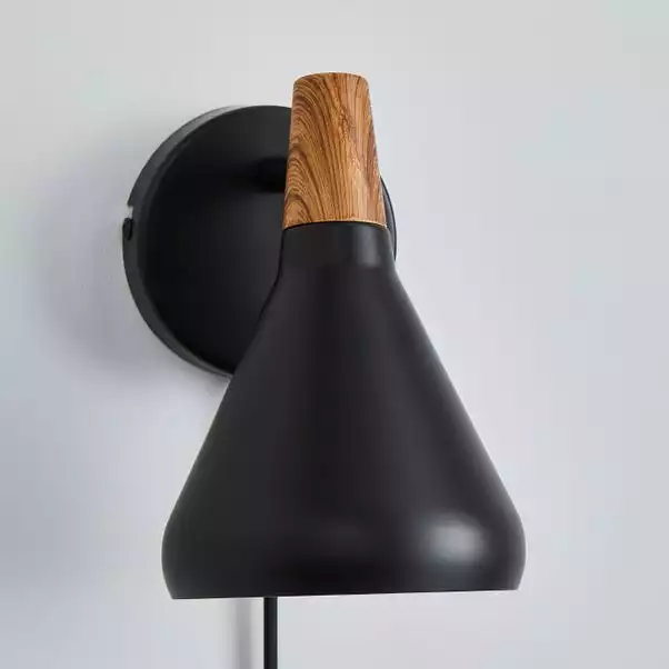 Elements Wolston Plug In Wall Light 5 Elements Wolston Plug In Wall Light - Image 3