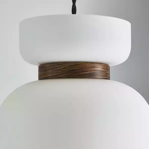 Dunelm Tien Walnut 3 Light Cluster Ceiling Fitting 5 Dunelm Tien Walnut 3 Light Cluster Ceiling Fitting - Image 3