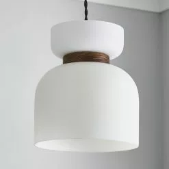 Dunelm Tien Walnut Easyfit Pendant -all lighting Sales Store 30766178 alt01