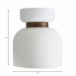 Dunelm Tien Walnut Easyfit Pendant -all lighting Sales Store 30766178 alt07