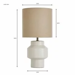 Dunelm Montreal 42cm Table Lamp -all lighting Sales Store 30766243 alt07