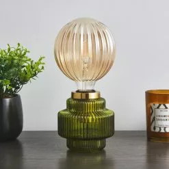 Dunelm Niamh Ribbed Glass Table Lamp Base 8 Dunelm Niamh Ribbed Glass Table Lamp Base -all lighting Sales Store 30766246 alt01