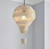 Dunelm Hot Air Balloon Rattan Easy Fit Pendant 2 Dunelm Hot Air Balloon Rattan Easy Fit Pendant -all lighting Sales Store 30766260
