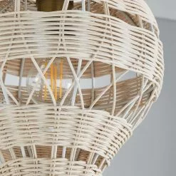 Dunelm Hot Air Balloon Rattan Easy Fit Pendant 10 Dunelm Hot Air Balloon Rattan Easy Fit Pendant -all lighting Sales Store 30766260 alt02