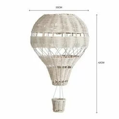 Dunelm Hot Air Balloon Rattan Easy Fit Pendant 13 Dunelm Hot Air Balloon Rattan Easy Fit Pendant -all lighting Sales Store 30766260 alt07