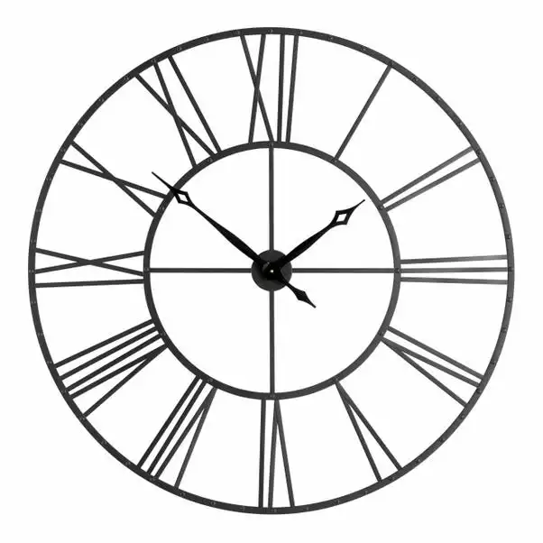 Dunelm Skeleton Clock 100cm Black 5 Dunelm Skeleton Clock 100cm Black - Image 3