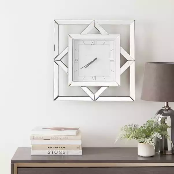 Dunelm Luxe Geo Clock 50cm 3 Dunelm Luxe Geo Clock 50cm