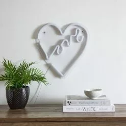 Dunelm Love Heart Neon Sign 6 Dunelm Love Heart Neon Sign -all lighting Sales Store 30767721 alt01