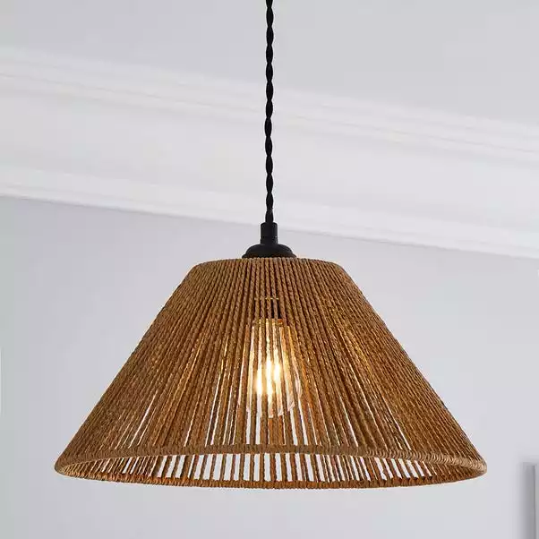 Dunelm Kabir Tapered String Pendant Shade 3 Dunelm Kabir Tapered String Pendant Shade