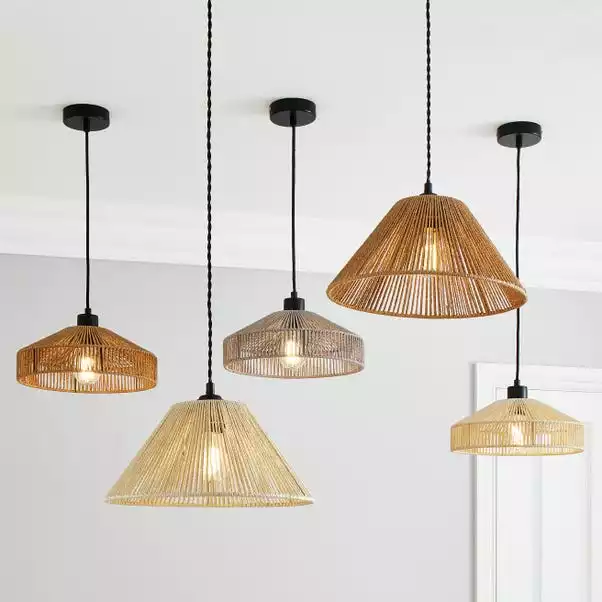 Dunelm Kabir Tapered String Pendant Shade 8 Dunelm Kabir Tapered String Pendant Shade - Image 6
