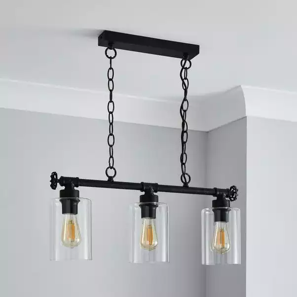 Dunelm Bates 3 Light Ceiling Fitting Industrial 4 Dunelm Bates 3 Light Ceiling Fitting Industrial - Image 2