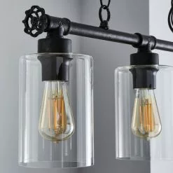 Dunelm Bates 3 Light Ceiling Fitting Industrial 10 Dunelm Bates 3 Light Ceiling Fitting Industrial -all lighting Sales Store 30768638 alt02