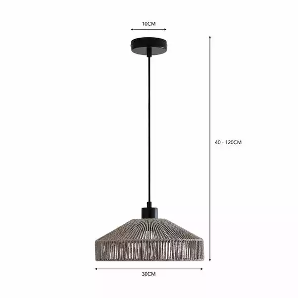 Dunelm Kabir 1 Light Ceiling Fitting 8 Dunelm Kabir 1 Light Ceiling Fitting - Image 6
