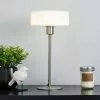 Dunelm Amelie Opal Glass Satin Nickel Table Lamp 1 Dunelm Amelie Opal Glass Satin Nickel Table Lamp -all lighting Sales Store 30768659
